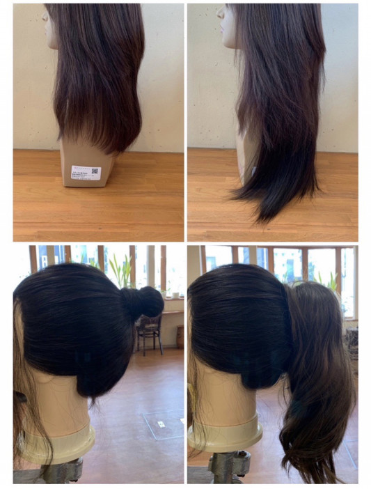 自毛でウィッグ かつら 作成 Hairsalon En