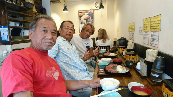 台風10号休みでの船長会議 チャーター船 海信丸 台風10号休みでの船長会議 チャーター船 海信丸