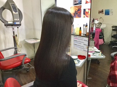 水ストレートパーマ 世田谷桜新町弦巻にある頭皮と髪にやさしい美容室zone ゾーン