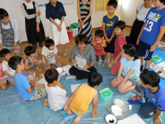 京大宿舎ワークショップ うちわ絵付け Shota Ishida S Website 京大宿舎ワークショップ うちわ絵付け Shota Ishida S Website