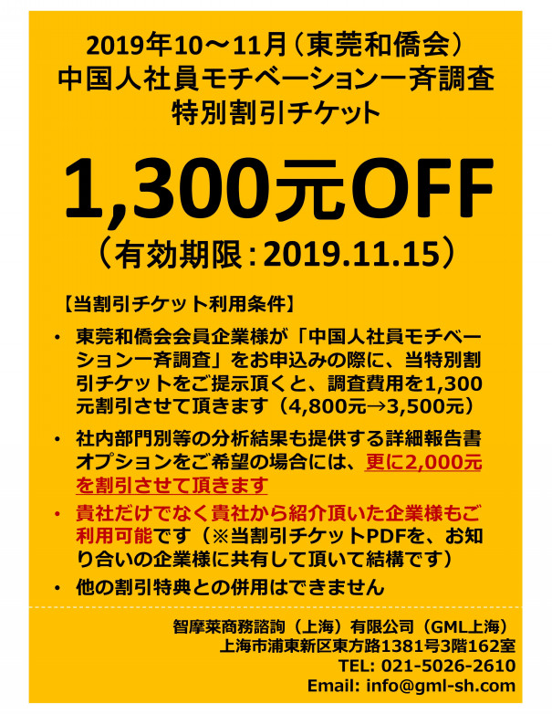 第46回 中国人社員のモチベーション向上 日本語 東莞和僑会