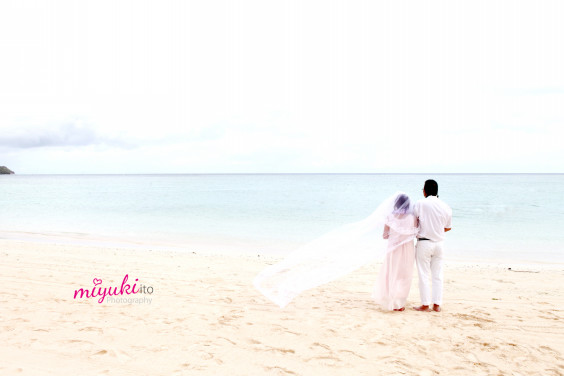 結婚４０周年記念の思いがけないサプライズ グアム記念写真