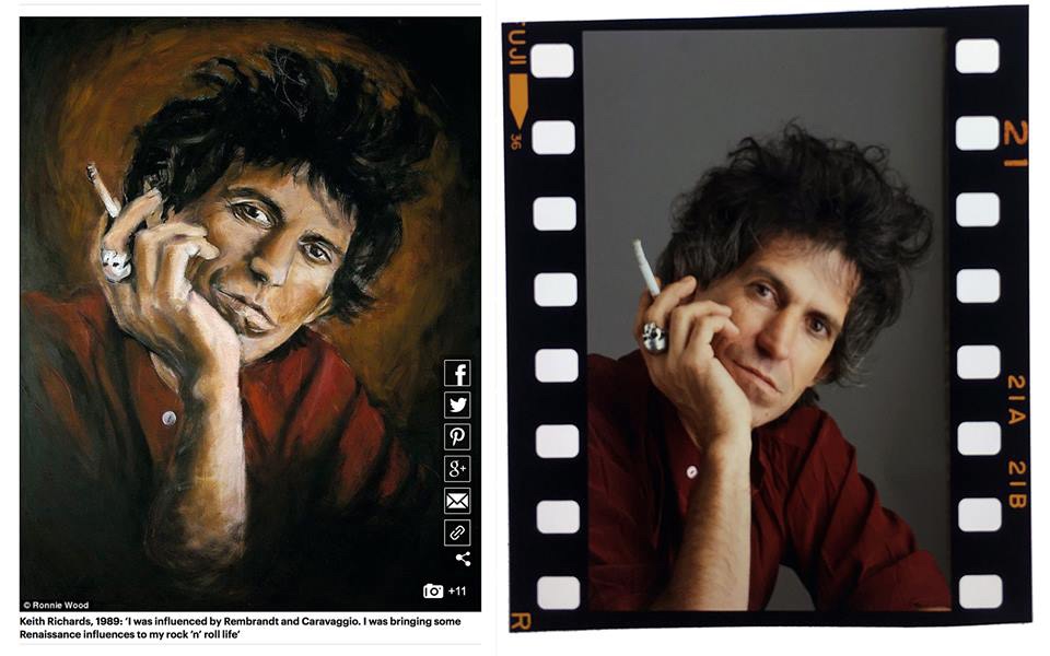 Ronnie Wood 絵画 Part.7 | 日々是精進
