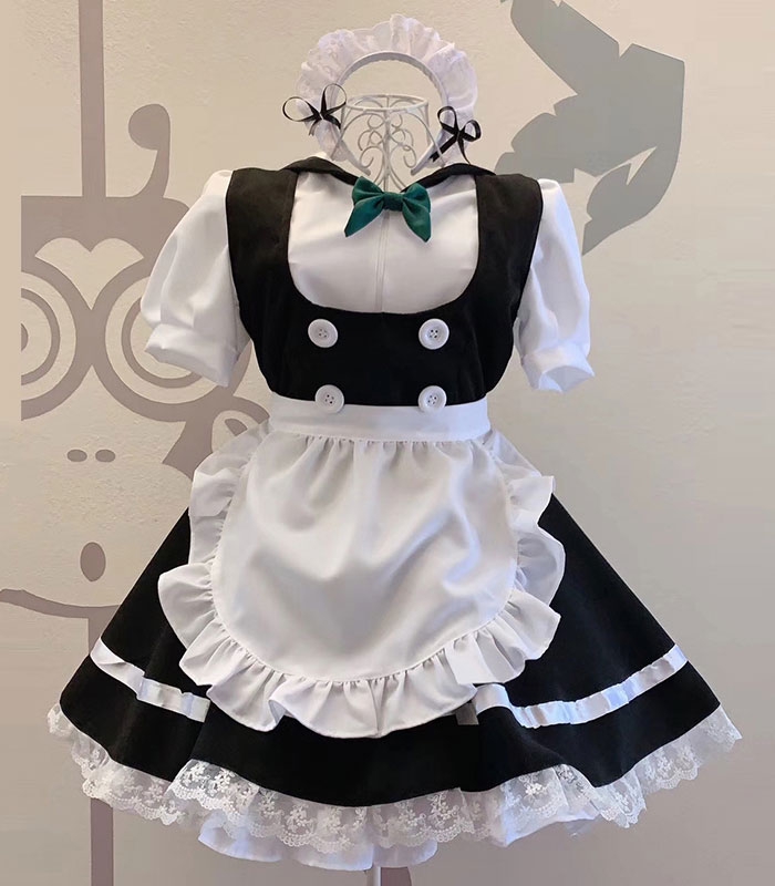 セーラーメイド服　XL　コスプレ　クリスマス　セーラー服　地雷系　量産型　衣装 地雷系 セットアップ セーラー服 制服ロングスカートスーツ