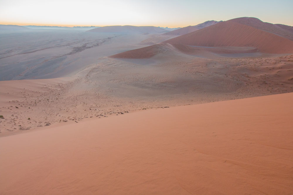 32. ナミブ砂漠「Dune45」は日の出と共に別世界になった