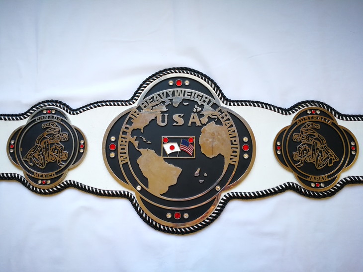 「値下げ」NWA 世界ジュニアヘビー級チャンピオンベルト(ダブル米国旗2)