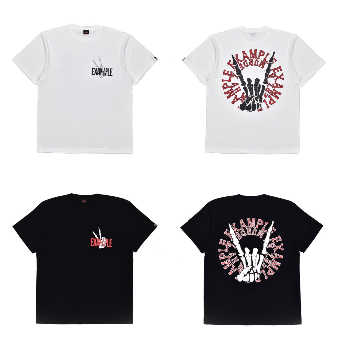 黒/XL】DEVIL HORNS CIRCLE LOGO TEE - Tシャツ/カットソー(半袖/袖なし)