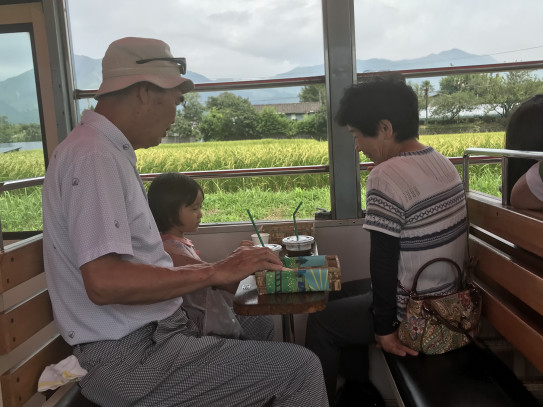 熊本帰省18夏 南阿蘇鉄道 トロッコ列車 ファイナンシャルプランナーのひとりごと