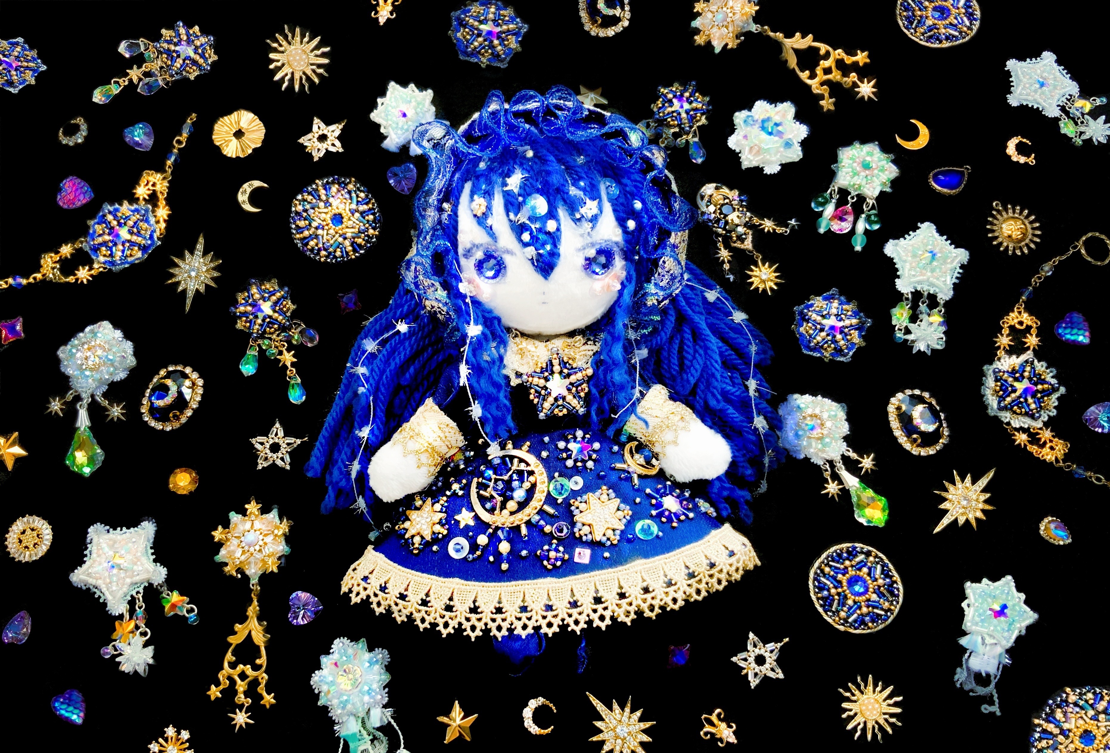 夜の女神 piari ビーズ ハンドメイド 【公式通販】