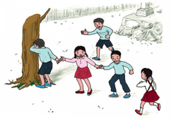 ゼロワンの外遊び紹介 だるまさんが転んだ 外遊びで圧倒的な楽しさを提供 Npo法人ゼロワン