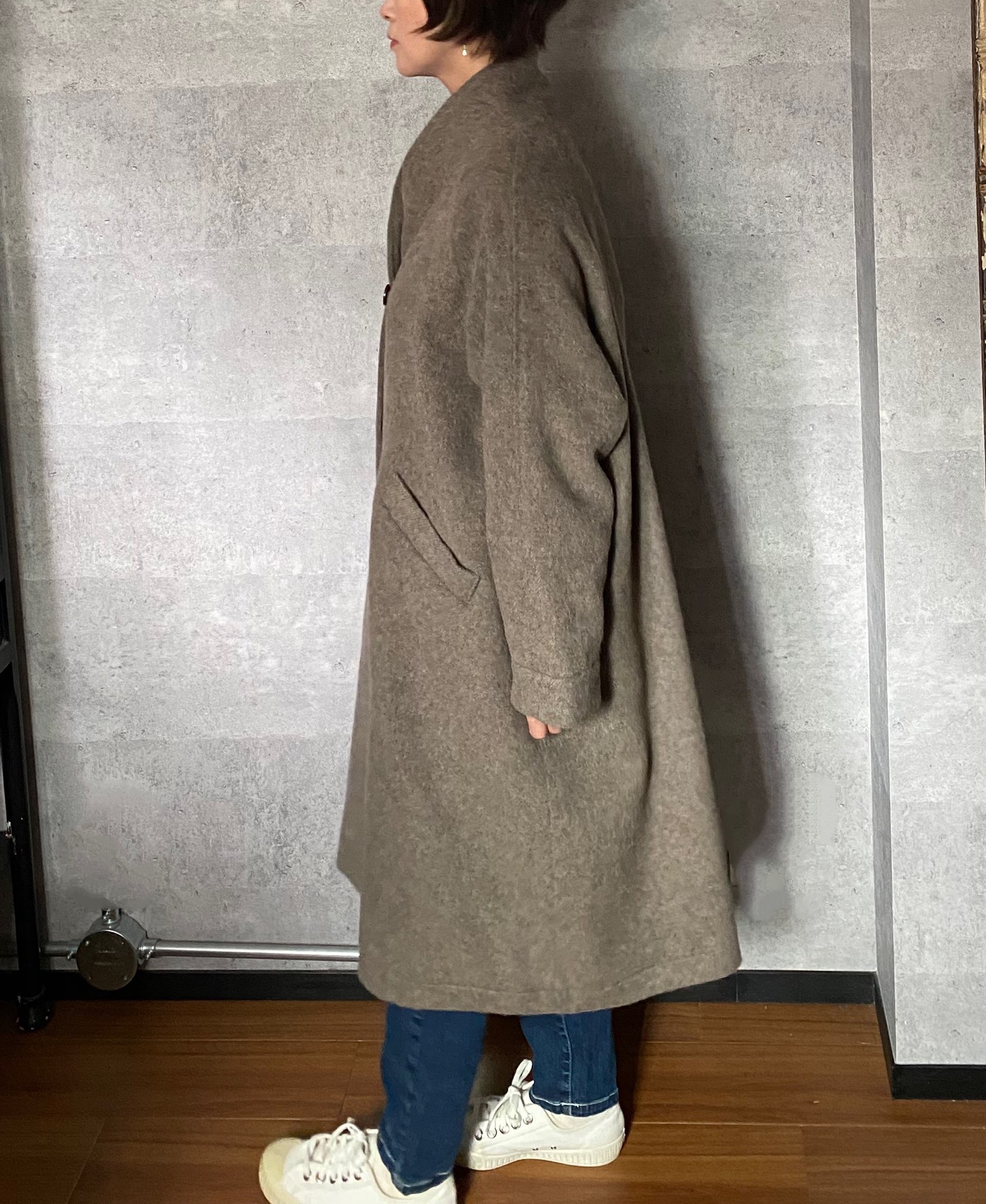 YARRA　エコウールミドル丈コート 1447-237_1.jpg