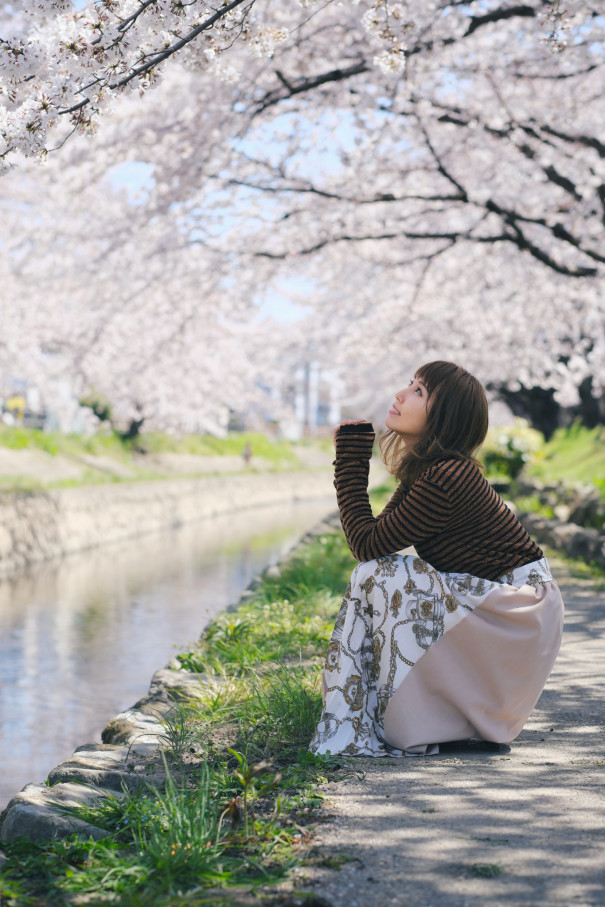 月城海里愛さん個撮 元荒川桜並木 その３ とし S Ownd 2