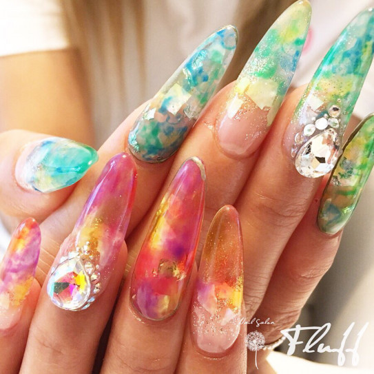 ロングスカルプ Nail Salon Fluff