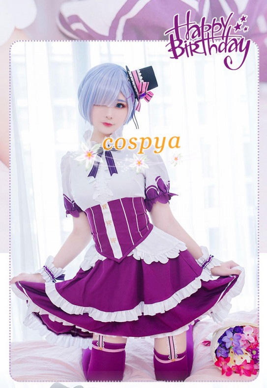 Re ゼロ ラム レム 19年 誕生日 コスプレ衣装 メイド服 Re ゼロから始める異世界生活 Sunshinecos