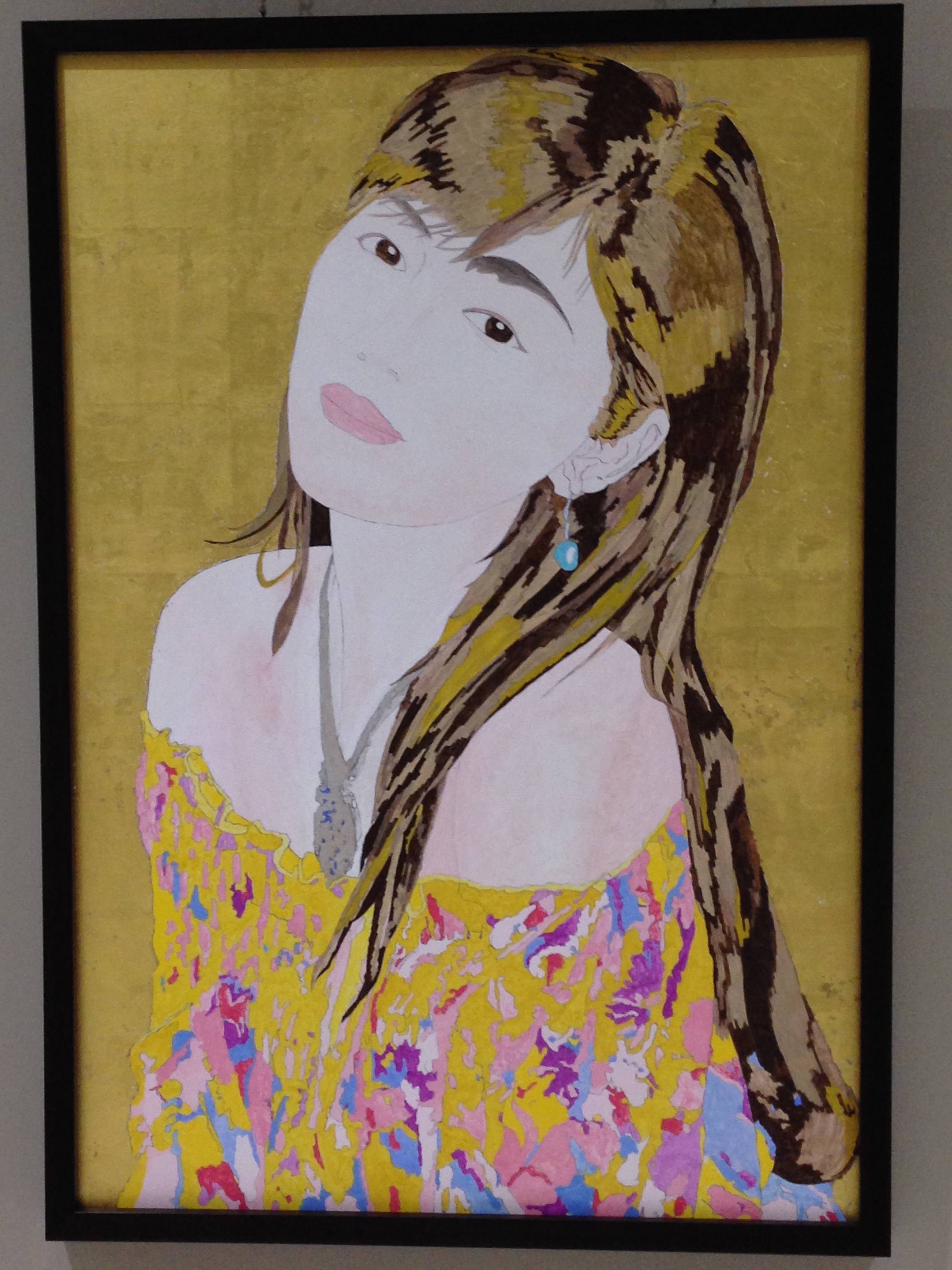 プロフィール キラキラかがやく素敵な女性を日本画の手法で描く