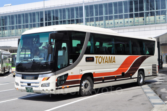 富山ー大阪 京都線 富山地方鉄道 阪急バス バス画像 京都から情報発信