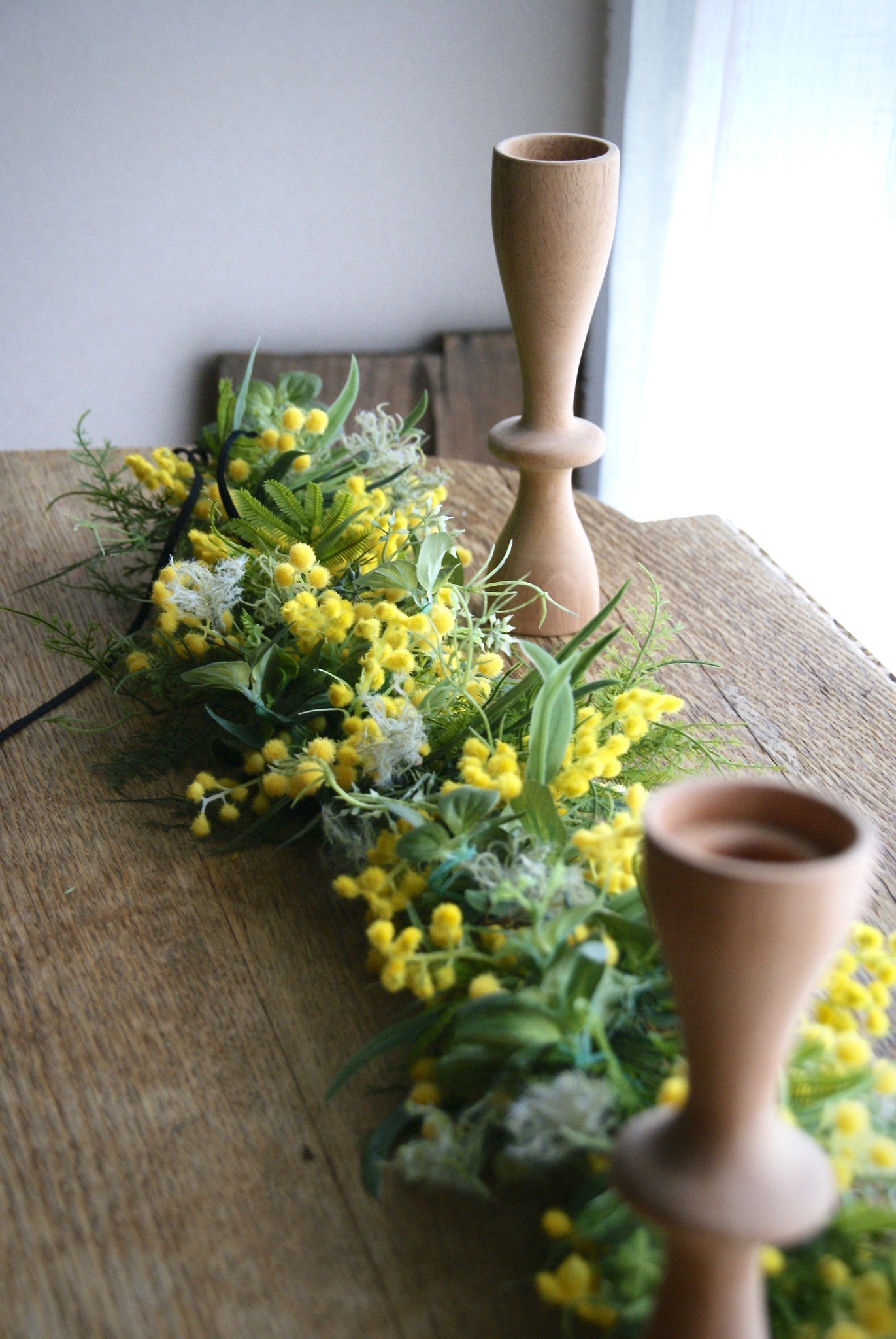 単発レッスン「 ミモザのガーランド 」のご案内 | KANON FLOWERS