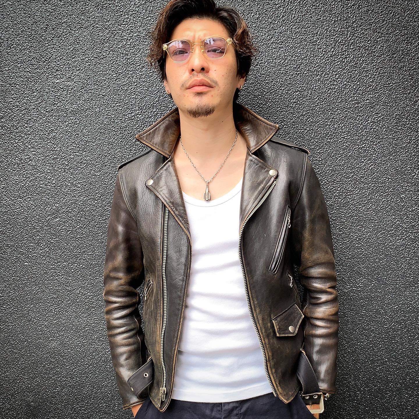 ジャケット・アウター [kqly style] LEON THE NOSTAR 38 Fine Creek Leathers - Leon Nostar
