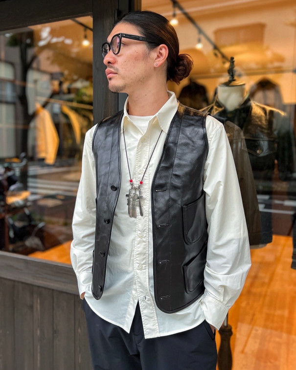 完売御礼 】レザーベスト | Rat Style