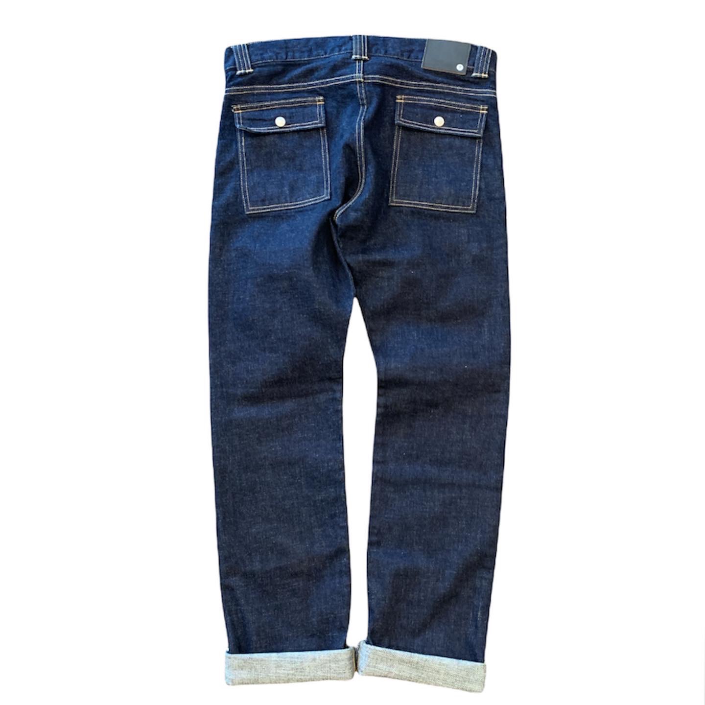 FOB FACTORY BUSH ブッシュパンツインディゴデニム アメカジ FOB（エフオービー） OFFICER BUSH PANTS<br>FOB オフィサー