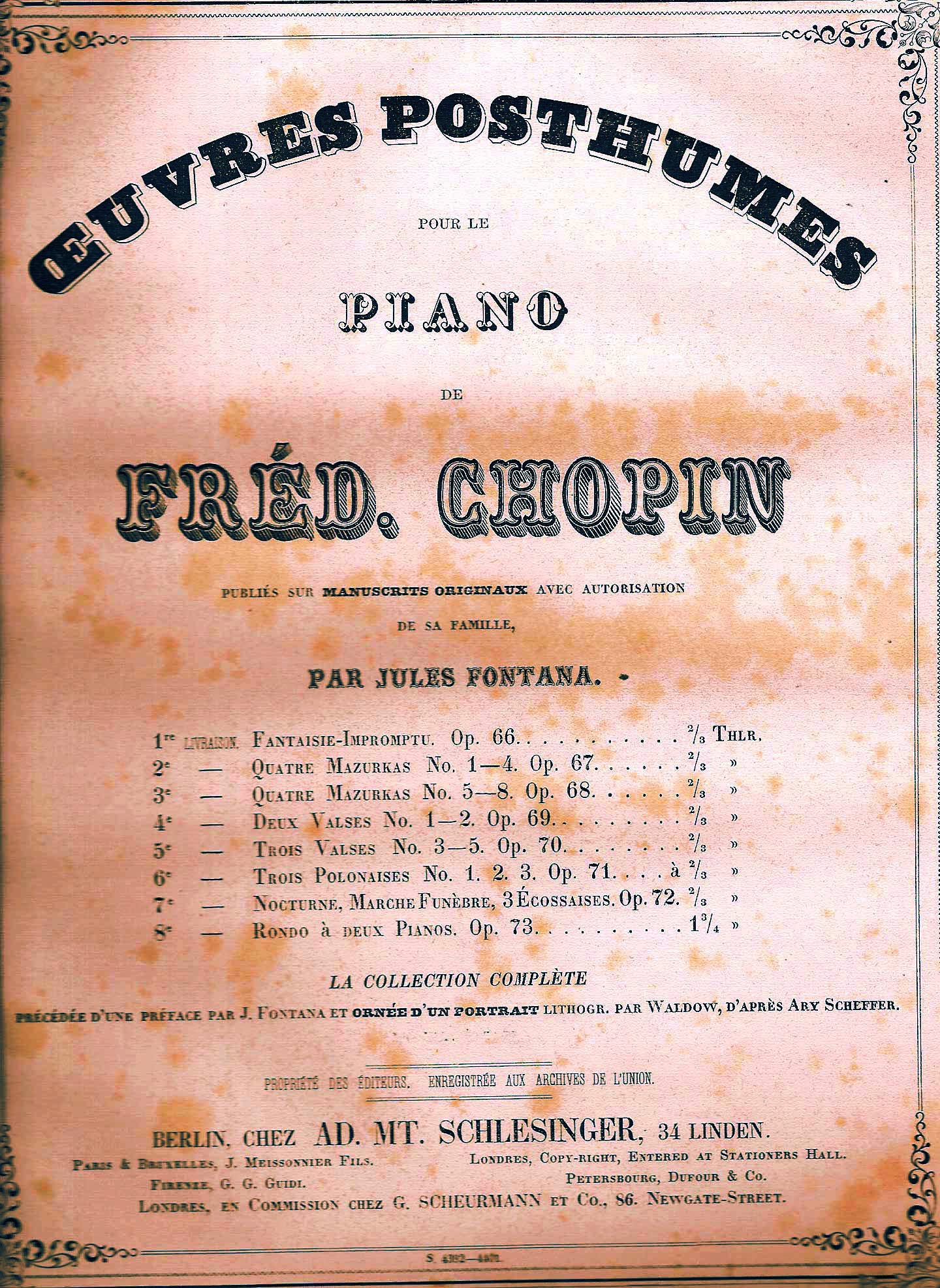 Chopin, それぞれのパリ1834年 Addio | Pianist由美子UNO が