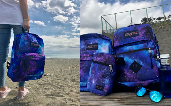 Purplecow 宇宙柄 スキー靴、スノボー靴リュック大容量 Purplecow 宇宙柄 スキー靴、スノボー靴リュック大容量 Purplecow 宇宙