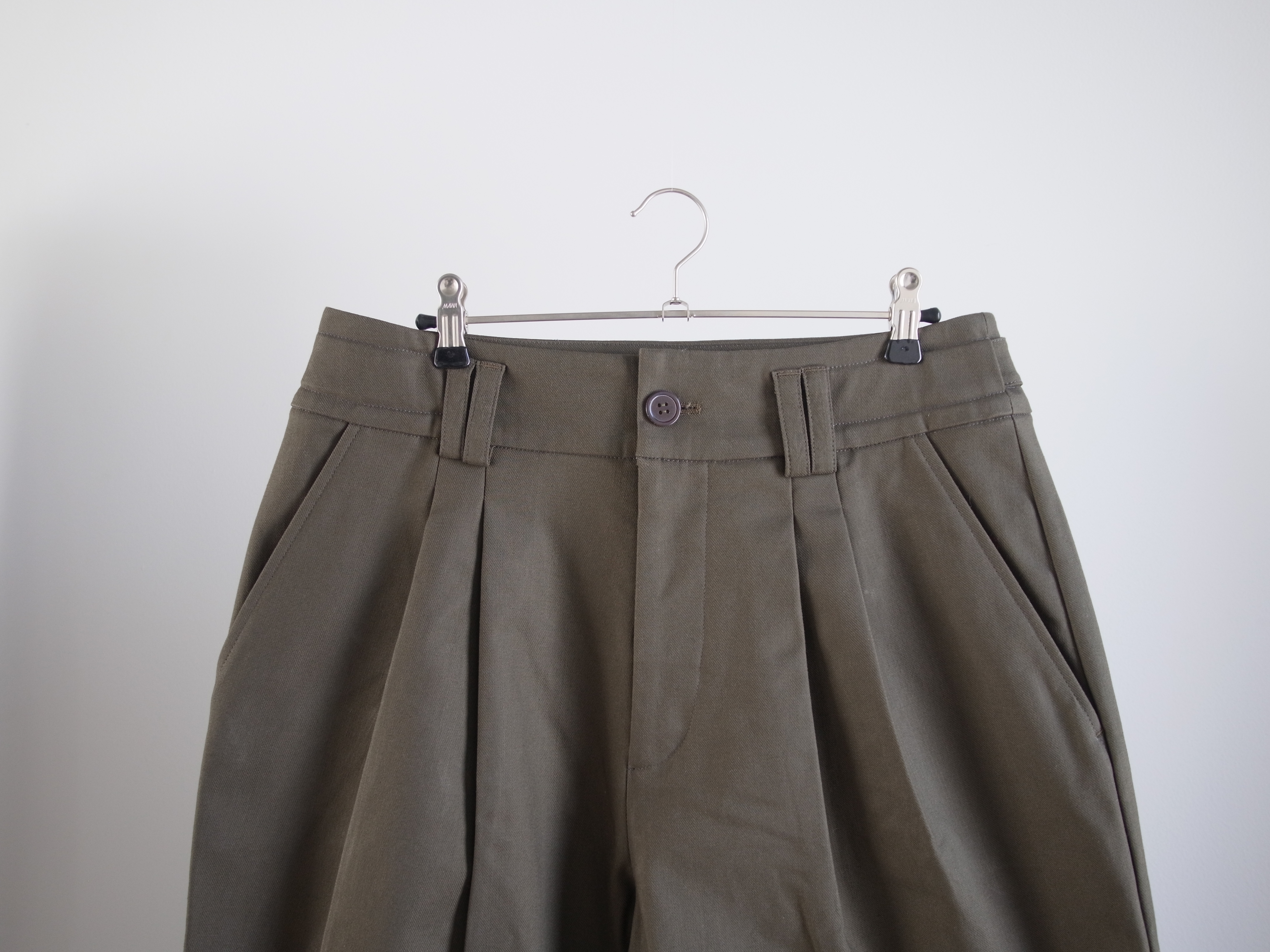 salue-5-KH unisex egg chino pants〈khaki〉 | SALUÉ