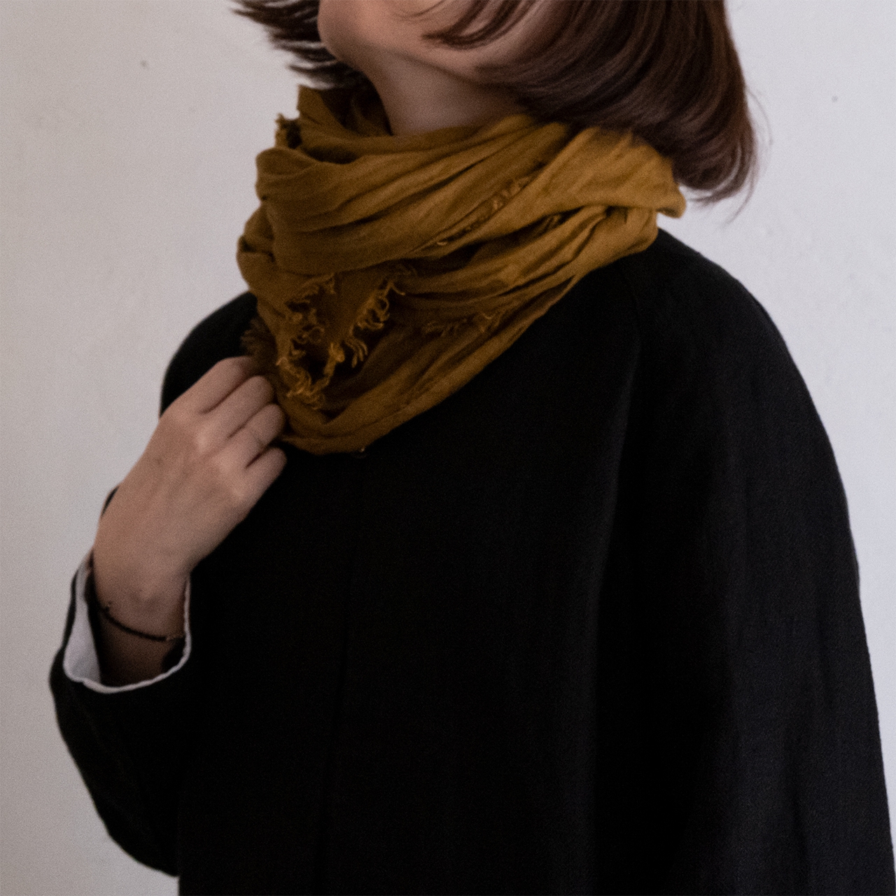 accessories》Lithuanian linen stole／light weight linen
