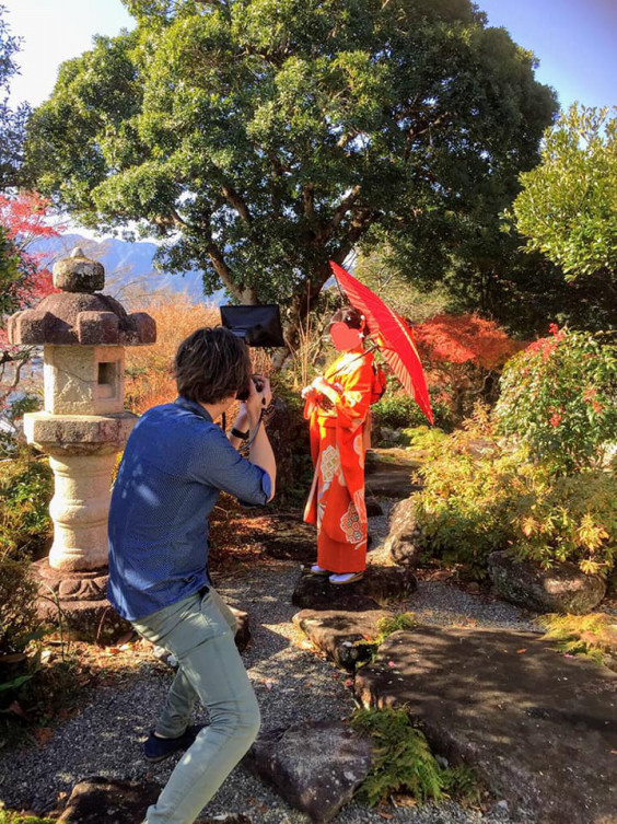 成人式 前撮り丸ごとセットのお得なプランの 海の近くの美容室 海岸通り 三重県 御浜町