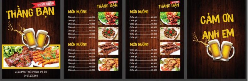 Chia sẻ nhiều hơn 108 hình nền menu quán nhậu hay nhất  thdonghoadian