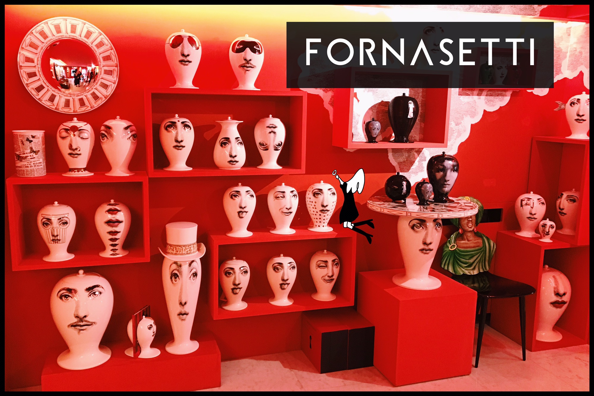 Fornasetti フォルナセッティ 世紀ミラノの奇才 あの顔の女性は誰 Piuma