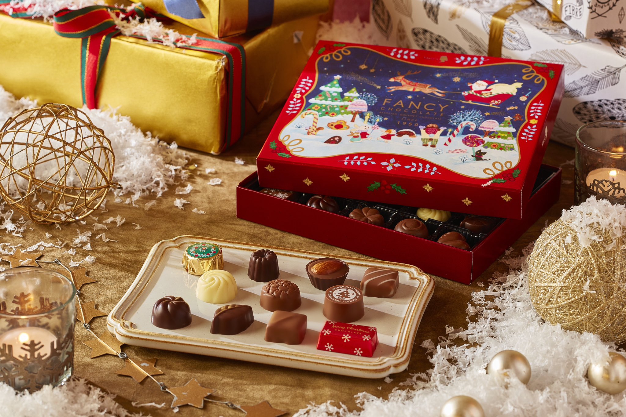 メリーチョコレート2025年クリスマスパッケージ | Yukako Ohde