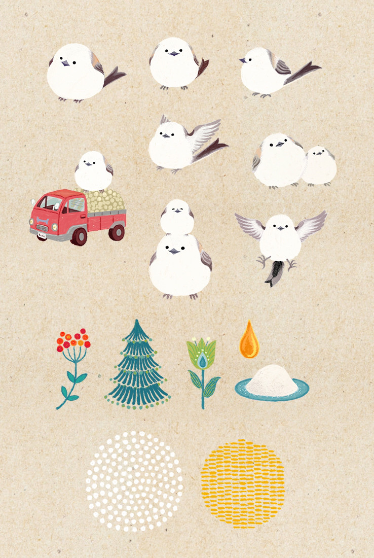 国産てん菜糖クラフト Webサイト内イラスト Yukako Ohde