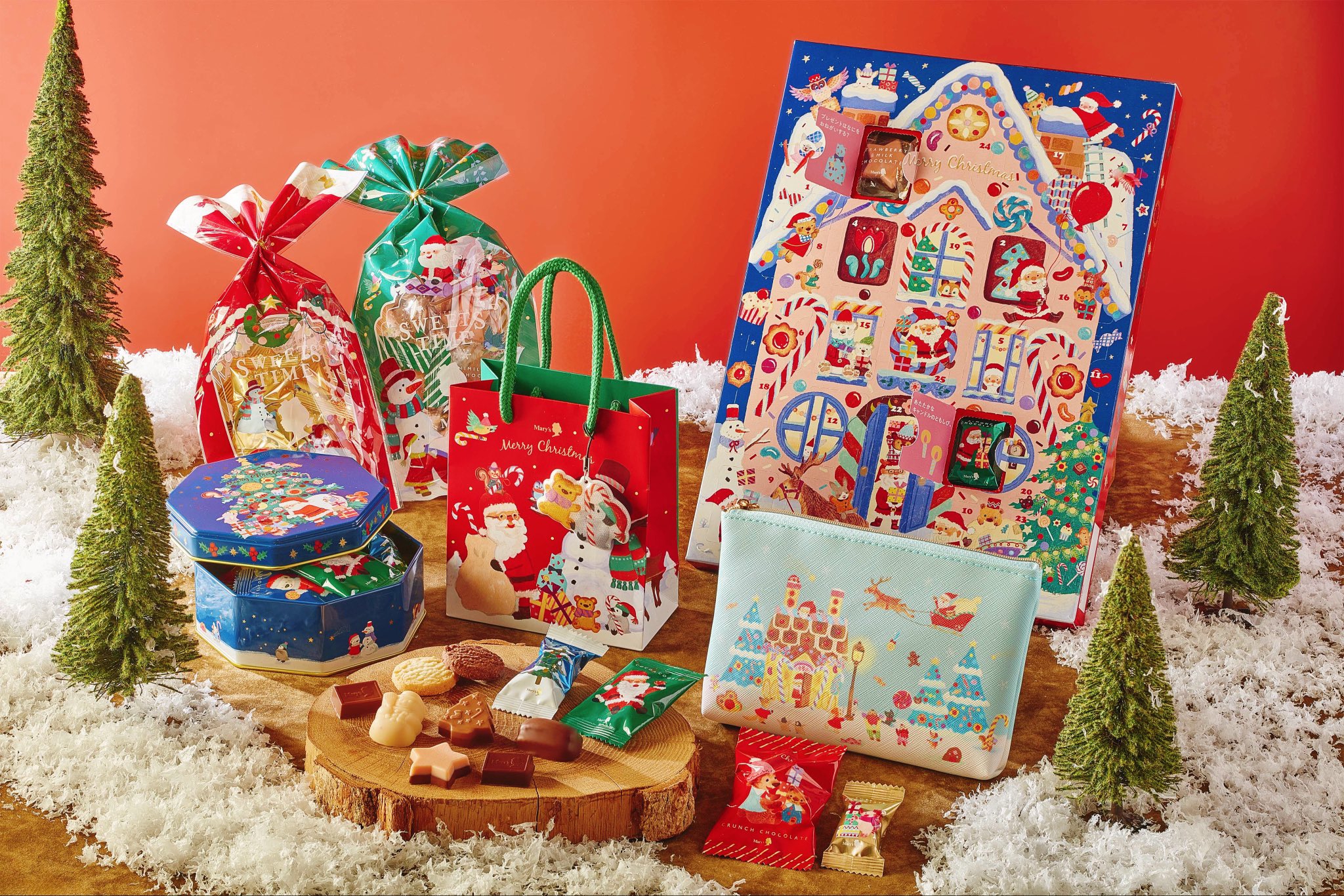 ★ yukollection★クリスマスプレート★オブジェプレート★花台★ メリーチョコレート2025年クリスマスパッケージ | Yukako Ohde