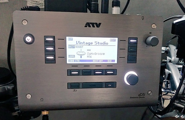 ATV aD5 ハードウェア音源 ATV ad5 電子ドラム他スタンド、べダル等