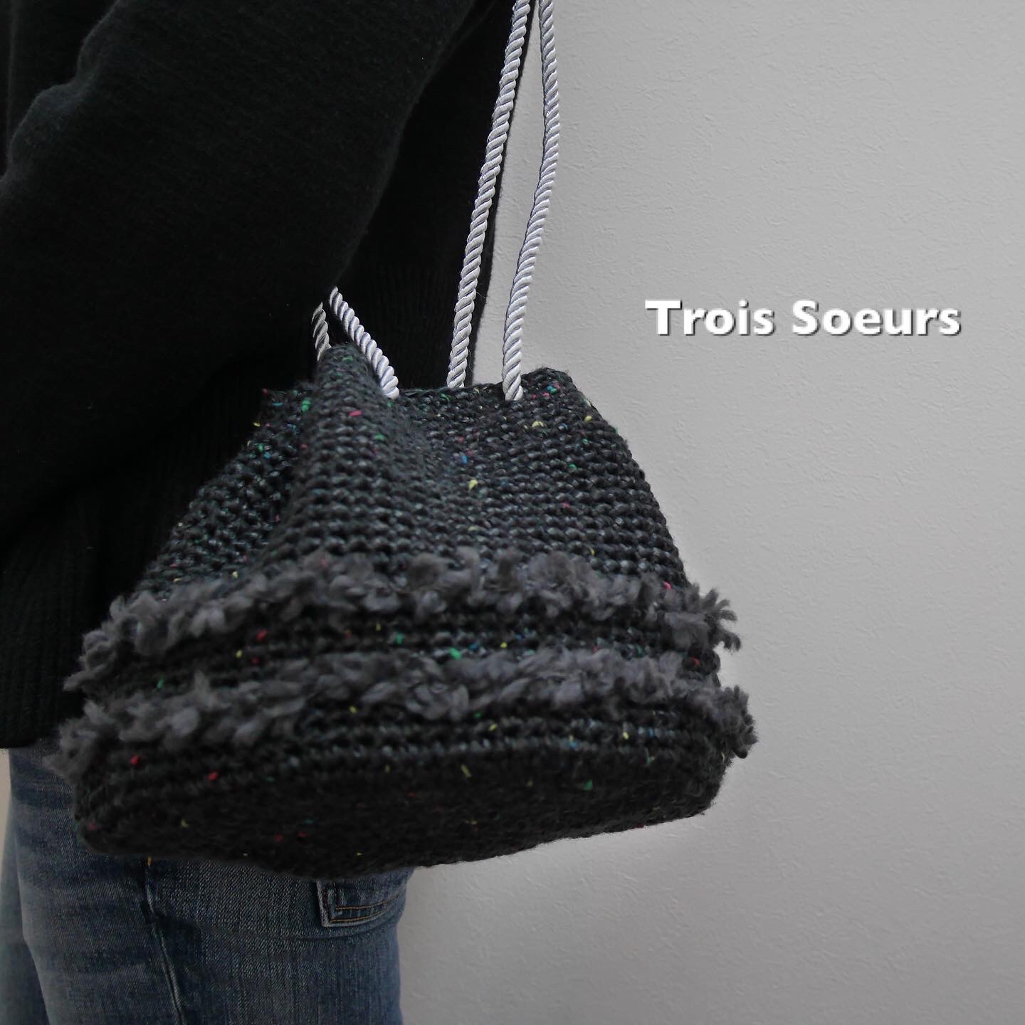 カラフルネップの巾着バッグ | Trois Soeurs