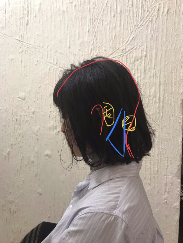 耳後ろの厚み 150時間目 Hair Com 耳後ろの厚み 150時間目 Hair Com