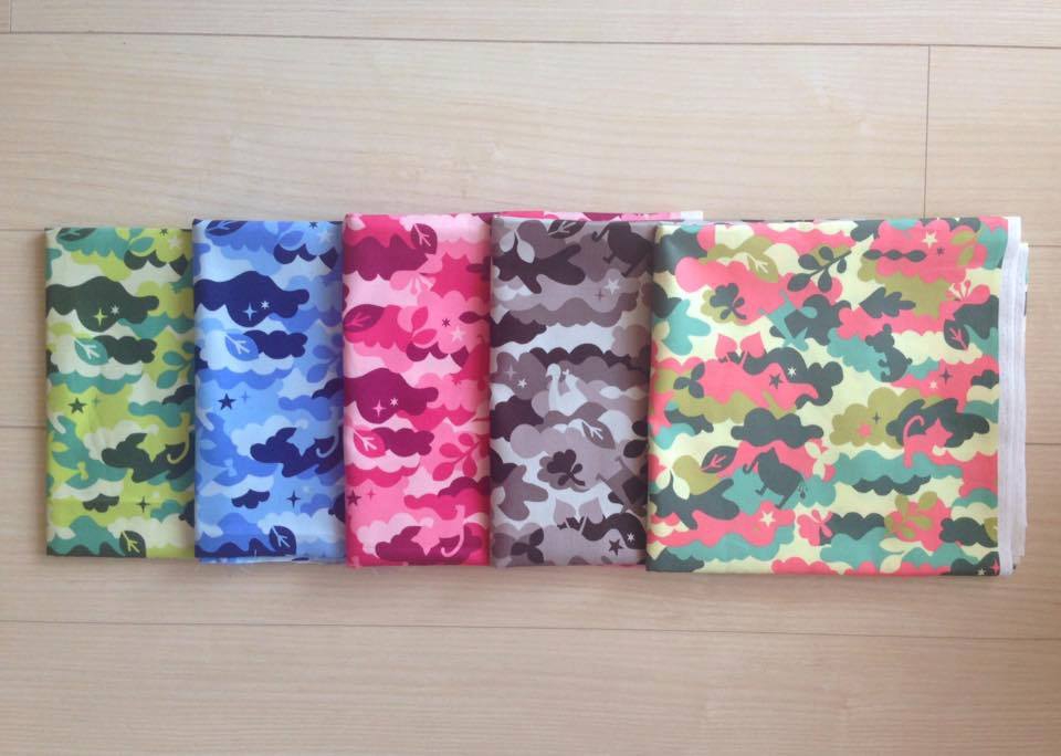 ファブリック FunnyFunny 第4弾(キャラ迷彩柄) | material michemon