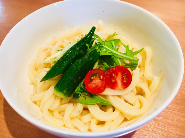 夏季限定 梅鰹ダレの冷やしうどんセット Cafe Dd