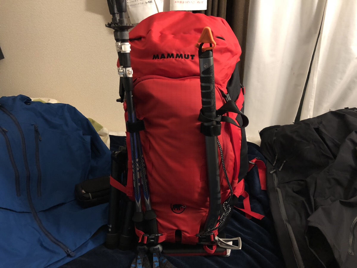 MAMMUT Trion Pro 50+7L購入！ | 筋トレ登山家nozomu blog