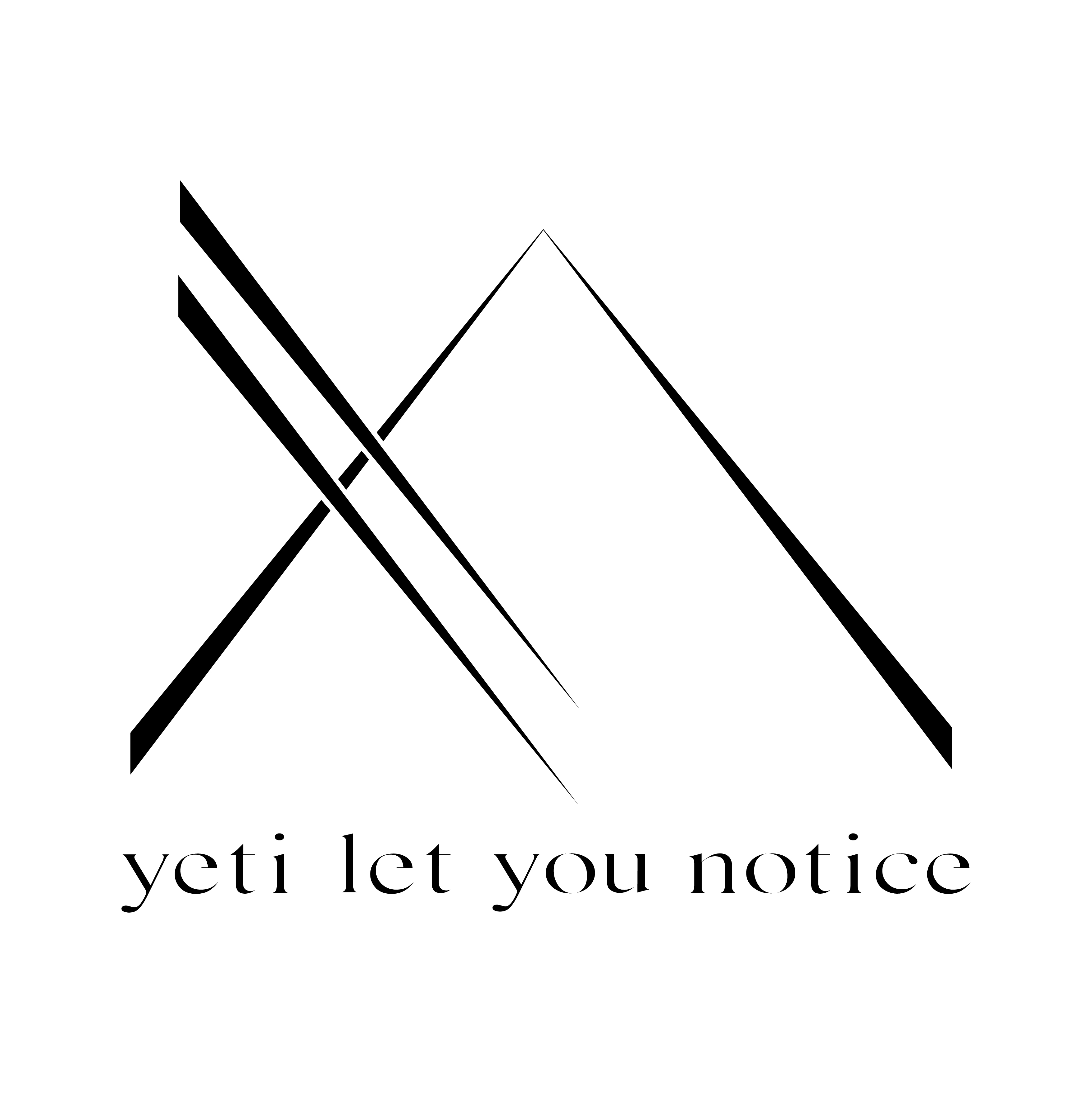 yeti let you notice ロゴ | N E K O S I T E