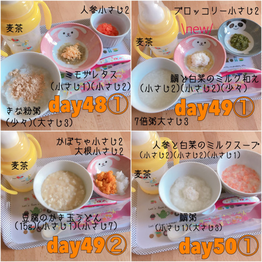 はじめての牛乳 7m17d Day49 Funseeker Mom Blog