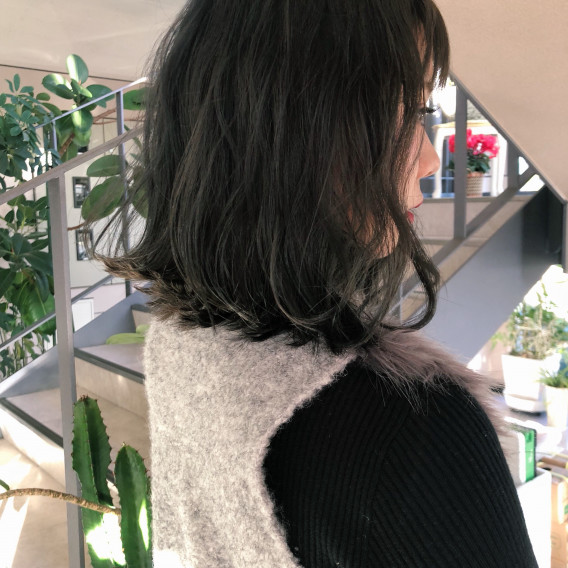 オリーブグレーカラー Sympany Hair オリーブグレーカラー Sympany Hair