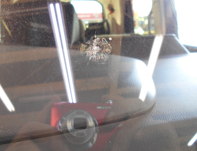 ホンダ・Ｎ ＢＯＸ（ＪＦ3）飛び石によるフロントガラス交換事例 | ホンダ車のフロントガラス交換修理の事例紹介『ジャパンオートガラス』