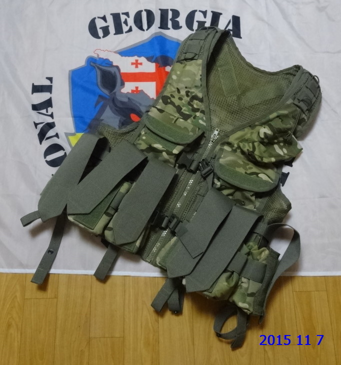 販売済み ウクライナ　ローカルメイド6b43ベスト　ブラック 個人装備