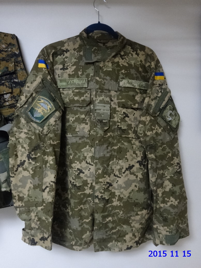 ウクライナ軍　プレートキャリア　mm14迷彩