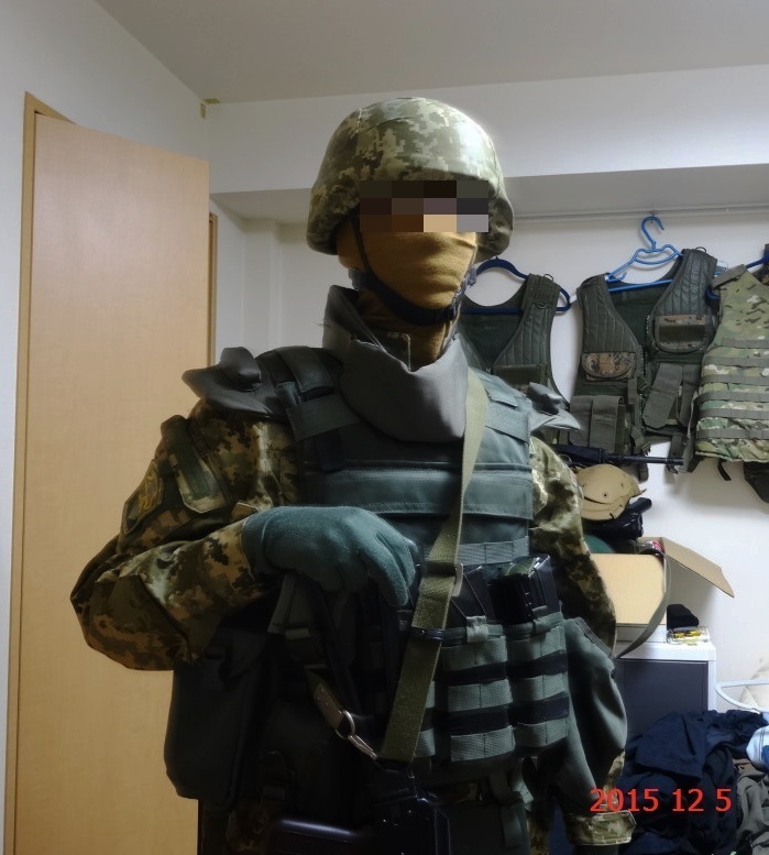 【安い国産】ウクライナ軍 Korsar m3c ガワのみ 個人装備