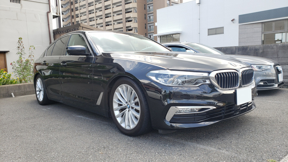 BMW G30 523d H&Rダウンサス取り付け、タイヤ交換などなど… | POLE 