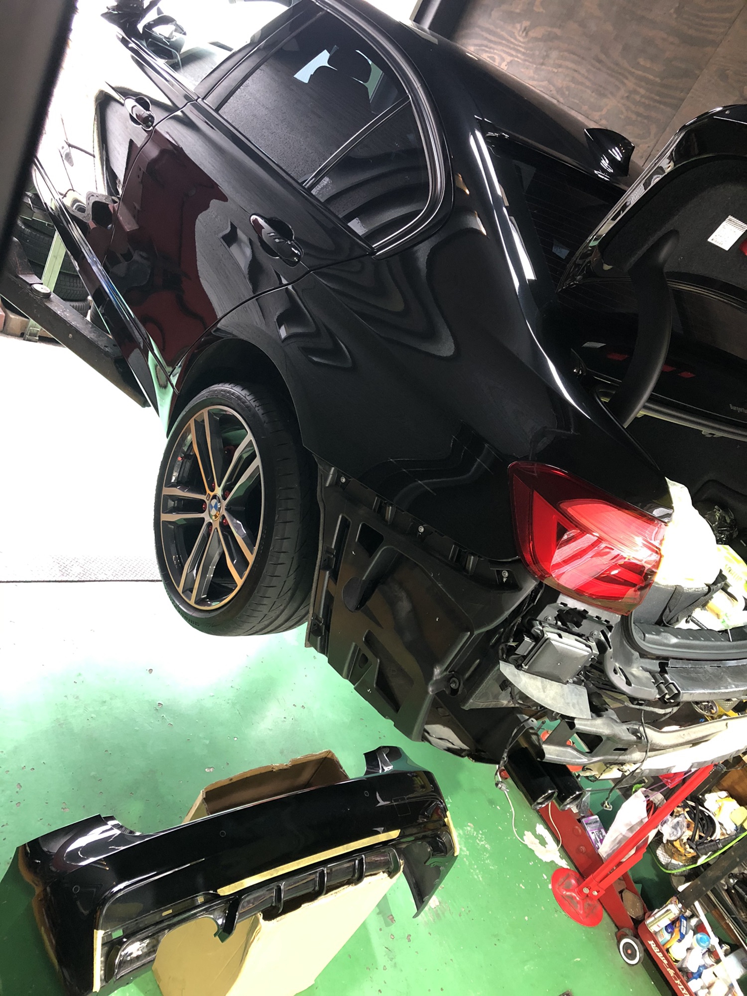 BMW F10 5シリーズ マフラーカッター ディフューザー付き ポン太専用