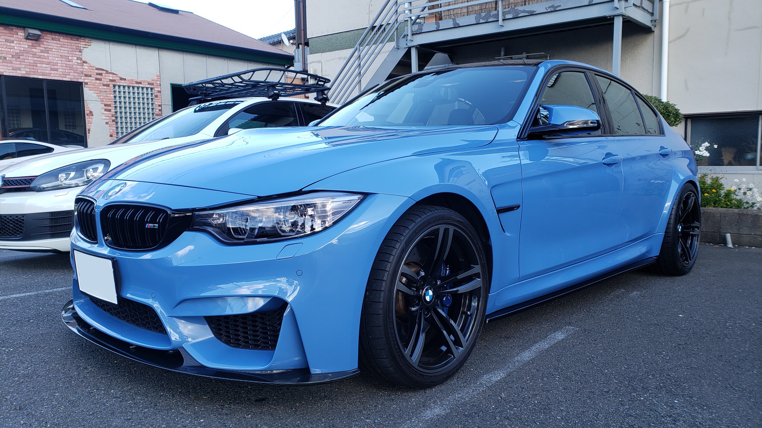 BMW F80 M3 ホイールスペーサー取り付け、オイル交換などなど… | POLE